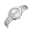 MICHAELA - Montre Femme - Analogique Mouvement Quartz 3 aiguilles - Boitier rond en métal - Bracelet argent - vue V2