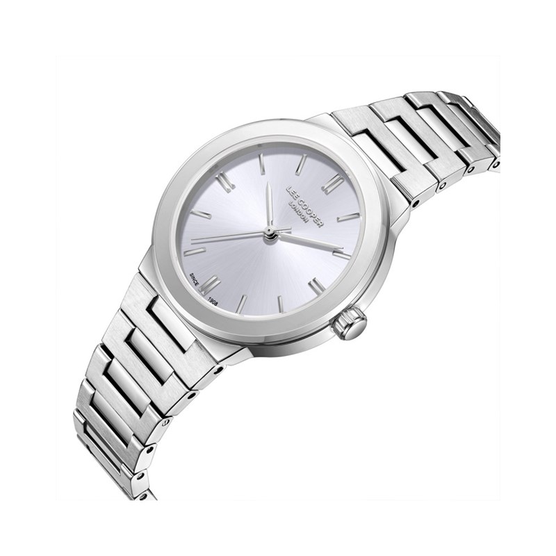 MICHAELA - Montre Femme - Analogique Mouvement Quartz 3 aiguilles - Boitier rond en métal - Bracelet argent - vue 2