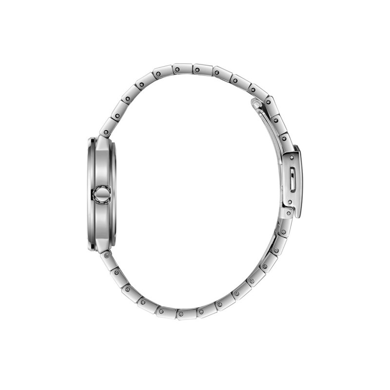MICHAELA - Montre Femme - Analogique Mouvement Quartz 3 aiguilles - Boitier rond en métal - Bracelet argent - vue 3