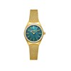 JASMINE - Montre Femme - Analogique Mouvement Quartz 2 aiguilles - Boitier rond en métal  - Cadran nacré vert - vue V1