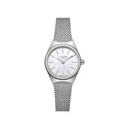 JASMINE - Montre Femme - Analogique Mouvement Quartz 2 aiguilles - Boitier rond en métal  - Cadran nacré blanc