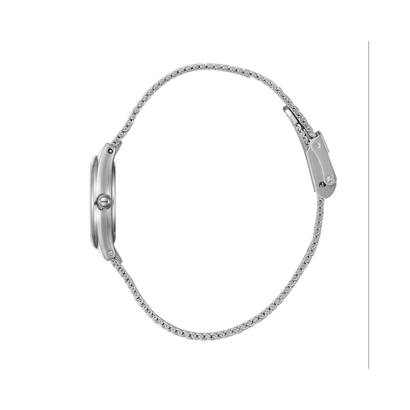 JASMINE - Montre Femme - Analogique Mouvement Quartz 2 aiguilles - Boitier rond en métal  - Cadran nacré blanc - vue 3