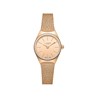 JASMINE - Montre Femme - Analogique Mouvement Quartz 2 aiguilles - Boitier rond en métal  - Cadran nacré doré rose - vue V1
