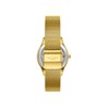 AMBER - Montre Femme - Analogique Mouvement Quartz 3 aiguilles - Boitier rond en métal - Cadran nacré blanc avec parties transparentes - vue V4