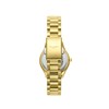 JOAN - Montre Femme - Analogique Mouvement Quartz 3 aiguilles - Boitier rond en métal  - Lunette facettée en crystal - Cadran blanc - vue V4