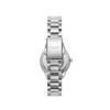 JOAN - Montre Femme - Analogique Mouvement Quartz 3 aiguilles - Boitier rond en métal  - Lunette facettée en crystal - Cadran blanc - vue V4