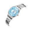 SOPHIA - Montre Femme - Analogique Mouvement Quartz 3 aiguilles et date - Boitier rond en métal - Cadran soleillé bleu - vue V2