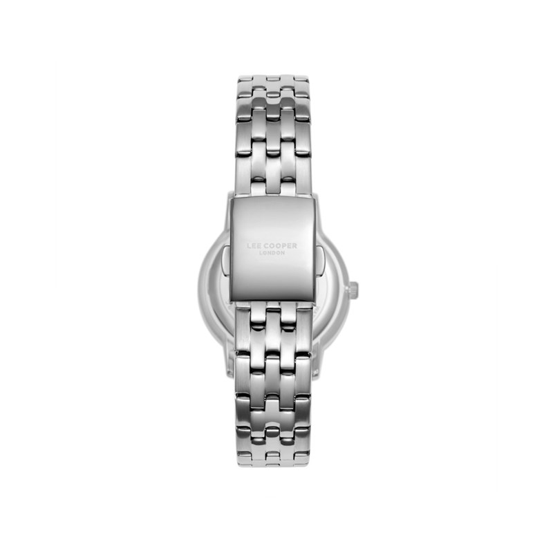 SOPHIA - Montre Femme - Analogique Mouvement Quartz 3 aiguilles et date - Boitier rond en métal - Cadran soleillé bleu - vue 4