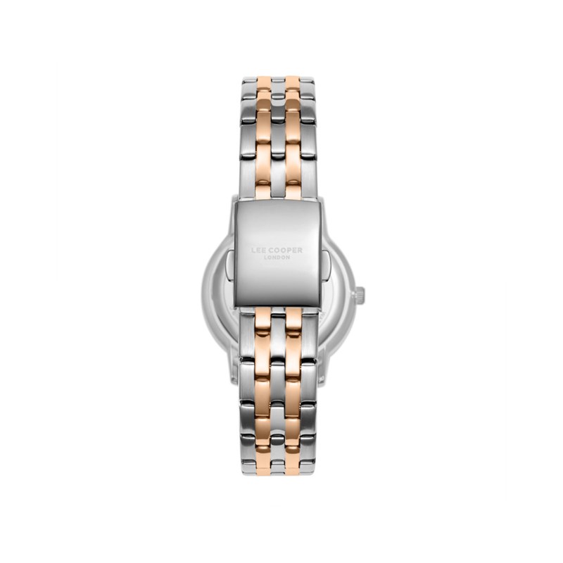 SOPHIA - Montre Femme - Analogique Mouvement Quartz 3 aiguilles et date - Boitier rond en métal - Cadran soleillé argenté - vue 4
