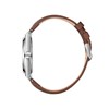 LOÏC - Montre Homme - Analogique Mouvement Quartz 3 aiguilles et date - Boitier tonneau en métal argenté - Cadran gris - vue V3