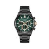 ALBAN - Montre Homme - Analogique Mouvement Multifonction - Boitier rond en métal - Cadran vert - vue V1