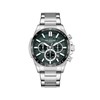 ALBAN - Montre Homme - Analogique Mouvement Multifonction - Boitier rond en métal - Cadran noir - vue V1