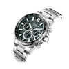 ALBAN - Montre Homme - Analogique Mouvement Multifonction - Boitier rond en métal - Cadran noir - vue V2