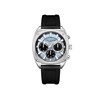 RODOLPHE - Montre Homme - Analogique Mouvement Multifonction - Boitier coussin en métal argenté - Cadran bleu - vue V1