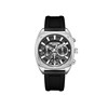 RODOLPHE - Montre Homme - Analogique Mouvement Multifonction - Boitier coussin en métal argenté - Cadran anthracite - vue V1