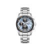 ROMUALD - Montre Homme - Analogique Mouvement Multifonction - Boitier rond en métal argenté - Cadran noir - vue V1
