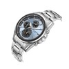ROMUALD - Montre Homme - Analogique Mouvement Multifonction - Boitier rond en métal argenté - Cadran noir - vue V2