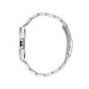 LÉON - Montre Homme - Analogique Mouvement Quartz 3 aiguilles et date - Boitier octogonal en métal argenté - Cadran noir - vue V3