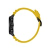 IGOR - Montre Homme - Analogique Mouvement Multifonction - Boitier décagone en métal - Bracelet en silicone jaune - vue V3