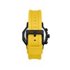 IGOR - Montre Homme - Analogique Mouvement Multifonction - Boitier décagone en métal - Bracelet en silicone jaune - vue V4