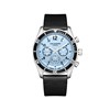 PHILIPPE - Montre Homme - Analogique Mouvement Multifonction - Boitier rond en métal - Bracelet en cuir italien noir - vue V1
