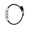PHILIPPE - Montre Homme - Analogique Mouvement Multifonction - Boitier rond en métal - Bracelet en cuir italien noir - vue V3