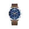 PHILIPPE - Montre Homme - Analogique Mouvement Multifonction - Boitier rond en métal - Bracelet en cuir italien camel - vue V1