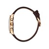 PHILIPPE - Montre Homme - Analogique Mouvement Multifonction - Boitier rond en métal - Bracelet en cuir italien marron - vue V3