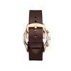 PHILIPPE - Montre Homme - Analogique Mouvement Multifonction - Boitier rond en métal - Bracelet en cuir italien marron - vue V4