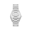 MATTHIAS - Montre Homme - Analogique Mouvement 3 aiguilles et date - Boitier dodécagone en métal argenté - Cadran bleu - vue V4