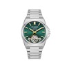 LLOYD - Montre Homme - Analogique Mouvement Squelette Automatique avec coeur ouvert - Cadran vert - vue V1