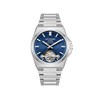 LLOYD - Montre Homme - Analogique Mouvement Squelette Automatique avec coeur ouvert - Cadran bleu foncé - vue V1