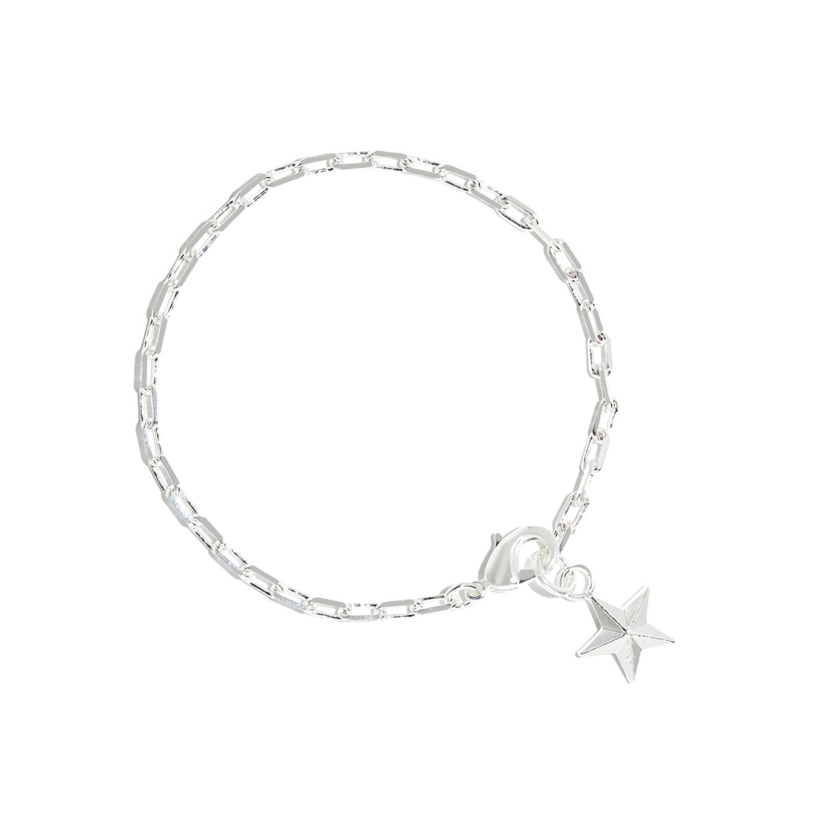 bracelet étoile plaqué argent - RAOUL