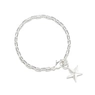 maxi bracelet étoile plaqué argent - RAOUL
