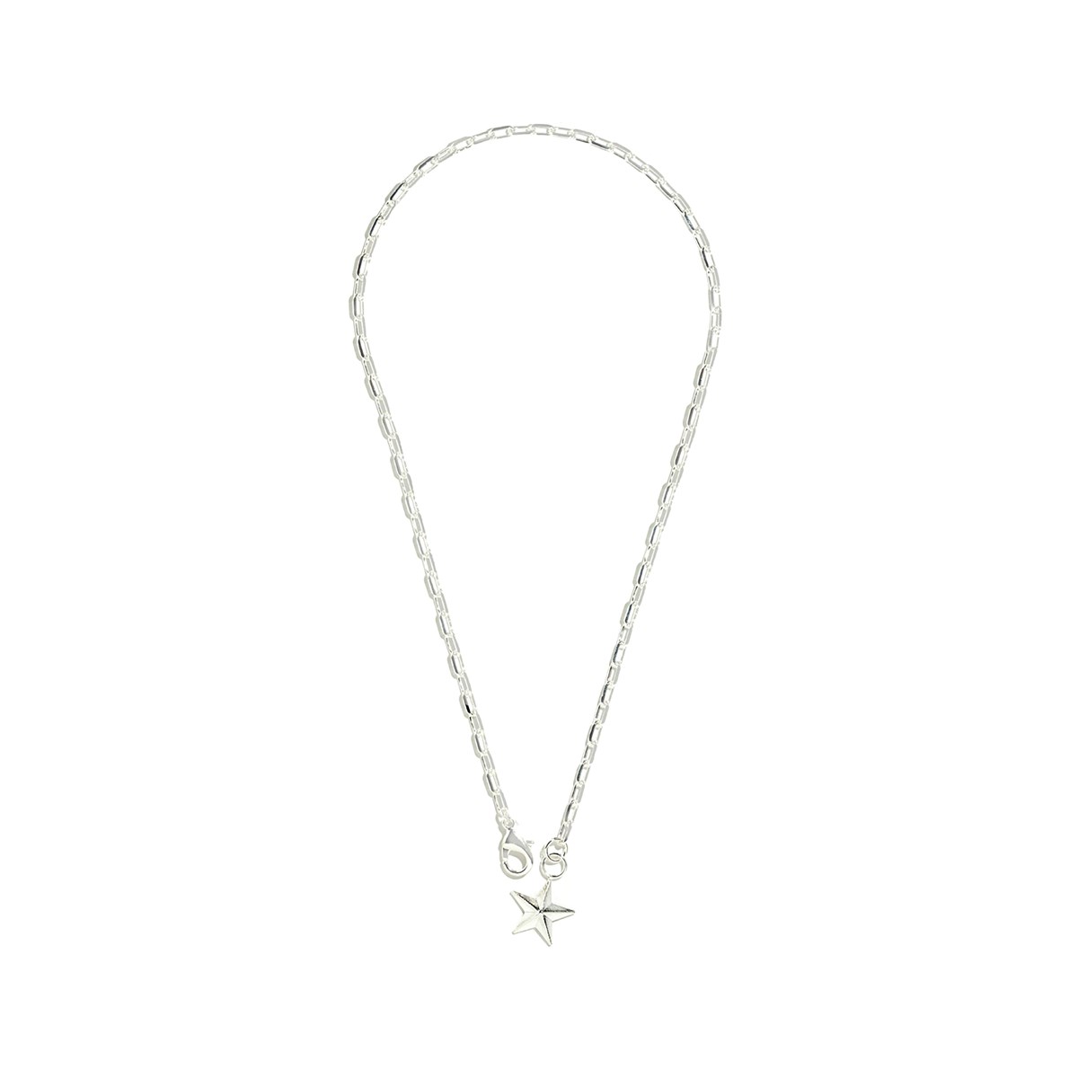 maxi collier étoile plaqué argent - RAOUL