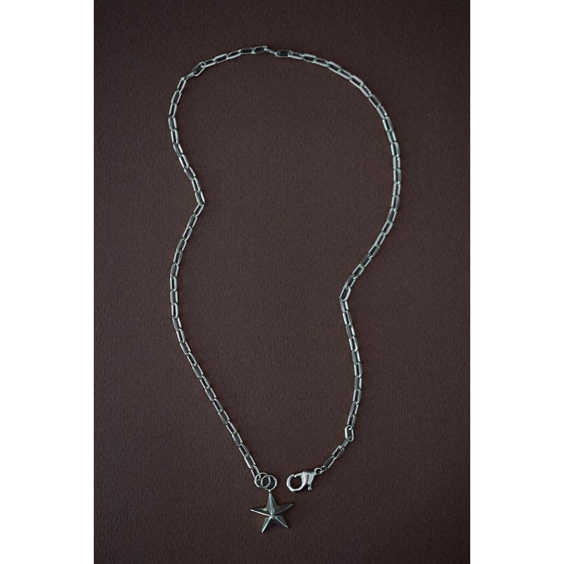 maxi collier étoile plaqué argent - RAOUL - vue 3