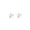 mini boucles d'oreilles puces étoiles plaqué argent - RAOUL - vue V1