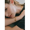 boucles d'oreilles puces étoiles doré à l'or fin - RAOUL - vue V2