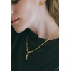 boucles d'oreilles puces étoiles doré à l'or fin - RAOUL - vue V4