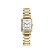 EMILY II - Montre femme - Mouvement quartz suisse 2 aiguilles - Bracelet doré