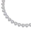 Ariana Grande x Swarovski Engelachtige Tennisketting
zilveren harten met kristallen kralen - bekijk V3