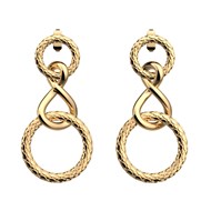Boucles d'oreilles Les Georgettes Icône Infini
Les intemporels laiton doré