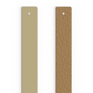 Cuir manchette Les Georgettes caramel/sable fin 14mm