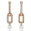 Boucles d'oreilles Swarovski Constella perle - vue V3