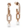 Boucles d'oreilles Swarovski Constella perle - vue V4