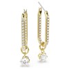 Boucles d'oreilles créoles Swarovski Constella - vue V4