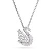 Collier Swarovski Swan blanc - vue V1