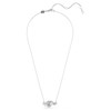 Swarovski Matrix witte strik ketting - bekijk V3