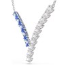 Swarovski Matrix blue necklace - view V4