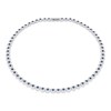 Necklace Swarovski Tennis Una Angelic blue - view V1